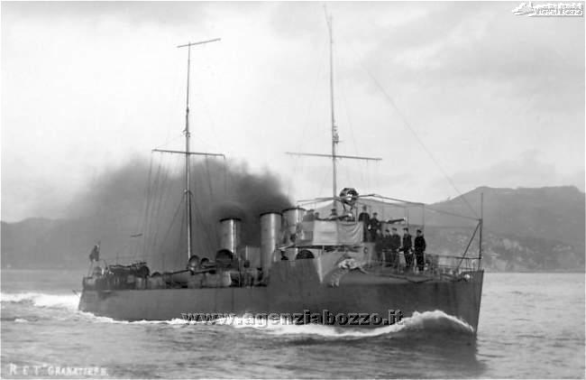 Navi da guerra RN Granatiere 1906 cacciatorpediniere classe Soldato